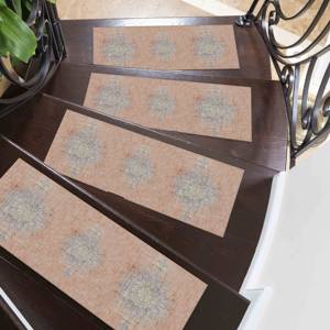 Alfombra Impresa: Moderna, de Lujo, a la Moda, con Diseño de Medallón, Personalizada, Apta para Mascotas, Fácil de Limpiar, Popular, Naranja, Alfombra de Pasillo - Product Image 2