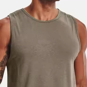 Wholesale Price Best Design Breathable Knitted Casual Men Tank Top Sleeveless Fitness Wear High Quality 100% Cotton for Adult - Product Image 5