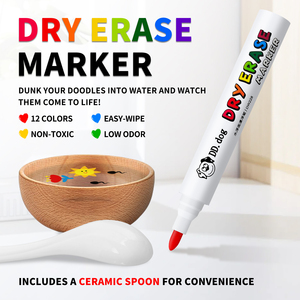 Sipa DW228-4 Không Mùi Đầy Màu Sắc Bút <span class=keywords><strong>Expo</strong></span> Khô Xóa Đánh Dấu Nước Dựa Mực Nổi Đánh Dấu Cho Bảng Làm - Product Image 6