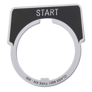 SCHNEIDER ELECTRIC 9001KN201 Lettere in Alluminio Nere e Argento da 30mm per Piani Cottura 40x43mm, Serie Harmony 9001K/9001SK - Product Image 1