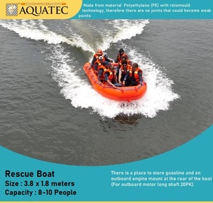 NOUVEAU PRODUIT - Le bateau de sauvetage anti-affaissement AQT PE, capacité 8-10 personnes, fabriqué en polyéthylène (PE) - Product Image 4