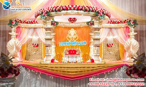 Mandap de pilares de colmillo de elefante increíble, para boda india de Malasia, pilar de colmillo de elefante, Mandap de elefante de boda indio - Product Image 2