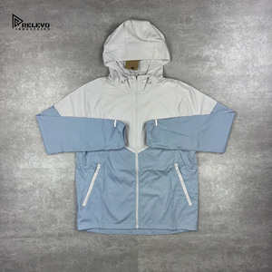 Conjunto Deportivo Cortavientos de Nailon para Hombre y Mujer, Chaqueta Deportiva Ligera con Cremallera y Pantalones Cortavientos, 2 Piezas - Product Image 4