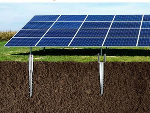 Vis hélicoïdales de fondation pour le <span class=keywords><strong>fixation</strong></span> de modules solaires pour projets commerciaux - Product Image 3