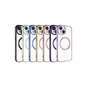 Coque en silicone Netzy Luxury Gold Edition pour chargement sans fil MagSafe pour iPhone 15 14 Plus, design INS élégant, finition givrée spéciale - Product Image 2