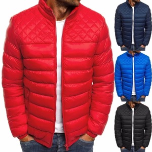 Veste d'hiver pour homme avec fermeture à glissière chauffante à batterie rechargeable, col montant, veste chauffante vintage au crochet - Product Image 1