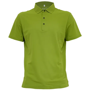 Venta al por mayor 100% poliéster hombres Golf para Polo camisetas logotipo personalizado antiarrugas patrón sólido ropa para hombres - Product Image 1