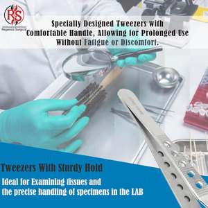 Adson Forcep Curved Stainless Steel Reusable Tissue Forceps Manual CE Certified - Product Image 3