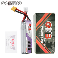 بطارية ليثيوم بوليمر GAONENG GNB خفيفة الوزن 1050 مللي أمبير 2S 7.6 فولت HV 60C مع موصل XT30 لطائرة FPV صغيرة بحجم 2 بوصة