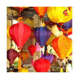 Tissu en soie de lanterne suspendue mi-automne et haute durabilité adapté à la décoration festive d'affichage extérieur du Vietnam - Product Image 1