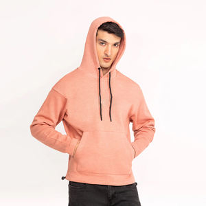 เสื้อฮู้ดสวมหัวผ้าฝ้าย100% สำหรับผู้ชายชุดลำลองแบบปกติมีฮู้ดแบบถักสำหรับฤดูใบไม้ร่วงขายส่ง - Product Image 5