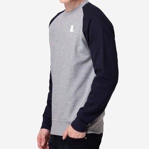 Blanc nouvelle mode hommes col rond pull 100% coton respirant poids lourd tricoté tissu surdimensionné décontracté Vintage impression - Product Image 4