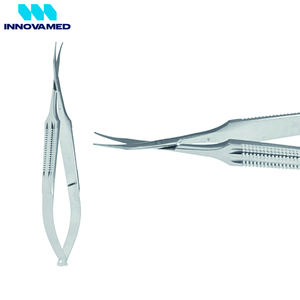 Ciseaux à micro-spring en acier inoxydable de 12 cm, outil de précision pour la beauté, les ongles et les travaux manuels, pour logo personnalisé sur les ongles par INNOVAMED - Product Image 6