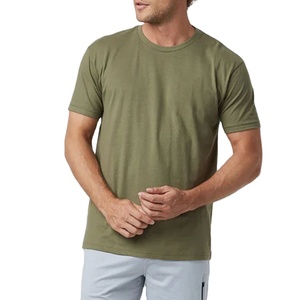 T-shirt de sport pour homme, col rond, en polyester mélangé, de haute qualité, luxueux, fin, à épaules tombantes, respirant, 240 g/m² - Product Image 2