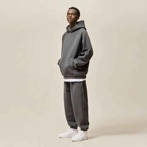 Conjunto Deportivo para Hombre de Alta Calidad, Sudadera con Capucha y Pantalones Deportivos, Ajuste Suave, Tallas Grandes, MOQ Bajo, Diseño OEM - Product Image 1