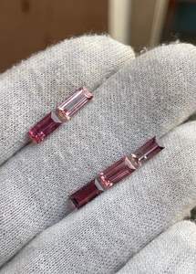 Natural Tourmaline Baguette <b>Stone</b> Loose Gemstone Lot.pink <b>colour</b> tourmaline. - Product Image 4