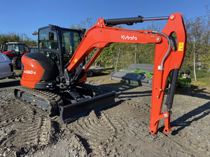 รถขุดขนาดเล็ก Kubota KX060-5 น้ำหนัก 6.0 ตัน รถขุดมือสองสำหรับงานหนัก เครื่องจักรเคลื่อนย้ายดินสำหรับงานก่อสร้าง มีจำหน่าย - Product Image 5