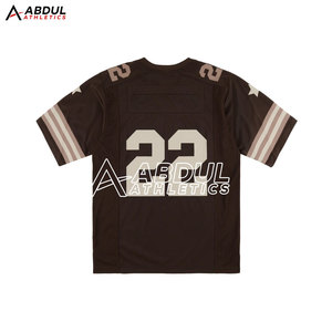 Camiseta de fútbol americano para hombre, tela transpirable, deportes cómodos, logotipo personalizado, camiseta de fútbol americano - Product Image 2