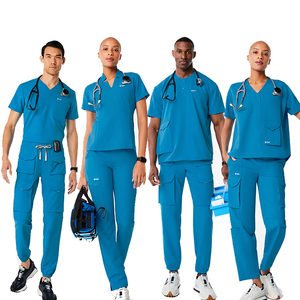 Uniformi ospedaliere Unisex scrub uniformi set Unisex t Shirt Unisex felpa Unisex da uomo scrub da donna scrub a maniche lunghe - Product Image 2