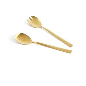 Ensemble de serveurs à salade en acier inoxydable de qualité supérieure, finition miroir, passe au lave-vaisselle - Product Image 5