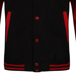 Customized Good Quality Men's Varsity <b>Jacket</b> Design Men's Casual Wear <b>Canvas</b> Stand Collar Plain Dyed Varsity <b>Jackets</b> - Product Image 5