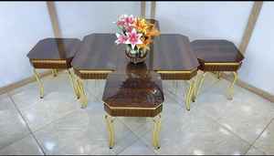 Modern Convertible Simple Style Metal Coffee <b>Table</b> <b>Stainless</b> <b>Steel</b> Home Furniture Living Room Bedroom Home Office Workshop Home - Product Image 4