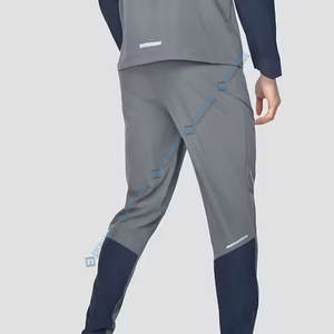 Chándal cortavientos con capucha de invierno transpirable de diseño personalizado, ropa de calle de color sólido para hombre - Product Image 6