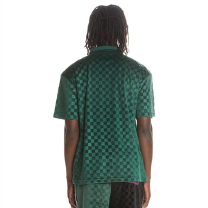 Polo Unisex a Cuadros con Cierre, Polo Moderno con Diseño de Cuadros Atrevidos, Ideal para Atuendos Diarios, Golf - Product Image 4