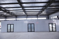 Cabine de peinture pour meubles de 20 mètres avec éclairage LED, puissance 52KW, système anti-poussière SDLongXiang LX-120