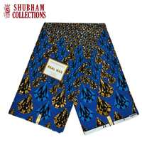 Tela africana de cera de alta calidad, algodón estampado de alto gramaje, lavado, transpirable, de secado rápido, para colchones, camisas, ropa de cama, vestidos y cortinas.