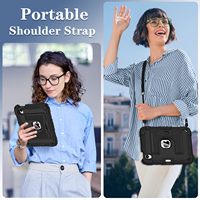 Darbeye Dayanıklı Katlanabilir Standlı Kalem Tutucu PC Silikon Ağır Hizmet Tipi Tablet Kılıfı iPad Mini 7 2024 Mini 6 2021 8.3 İnç Toptan