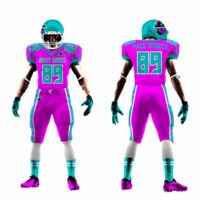 Top vente adulte jeunesse football américain uniforme haute qualité sublimé intégré rembourré pantalon numéro personnalisé vêtements de sport