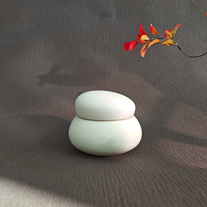 La subbotella de crema facial de forma ovalada de calidad excepcional más vendida, botella de plástico personalizable para embalaje a bajo precio - Product Image 1