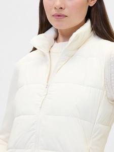 Chaleco acolchado de invierno para mujer, chaqueta ligera sin mangas acolchada, ropa informal cálida para exteriores - Product Image 5