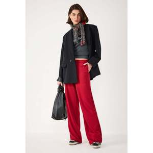 Pantalones Casuales de Algodón para Exteriores con Diseño de Corte Recto - Product Image 1