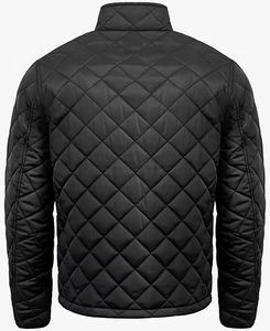 Manteau bouffant à fermeture éclair unisexe avec logo personnalisé au prix de gros Veste d'hiver thermique à col montant Manteaux bouffants remplis en poly - Product Image 6