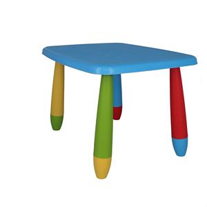 WELL HOME Mesa auxiliar rectangular de plástico azul para niños 73x58x48 cm - Product Image 5