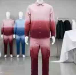 Conjunto de Camisa Vaquera Degradada con Pantalones Cargo - Product Image 2