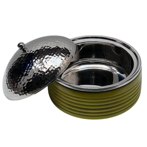 Olla caliente de cazuela exclusiva de acero inoxidable con soporte de Metal negro, artículos de comedor, olla para servir alimentos para suministros de fiesta, el precio más bajo - Product Image 6