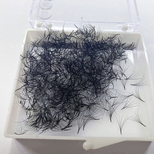 Extensions de cils individuels préfabriquées 5D meilleur choix pour le maquillage quotidien fait à la main OEM marque professionnelle facile à appliquer 15mm synthétique - Product Image 2