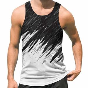 Latest Design <b>Sleeveless</b> Regular Fit Casual Knitted Tank <b>Top</b> / Wholesale Custom Logo Gym Workout <b>Tops</b> Polyester/Cotton Quick Dry - Product Image 1