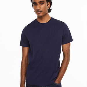 T-shirt uni en coton 100% 180 g/m² à prix avantageux 2026, logo personnalisé, t-shirts pour hommes, manches courtes, été, grande taille, tee-shirt OEM - Product Image 2