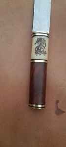 Cuchillo tribal personalizado con refuerzo grabado Venta caliente con diseño premium - Product Image 5