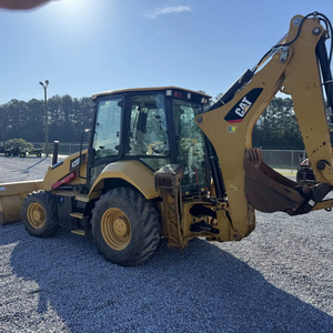 2017 CAT 420F2 Retroexcavadora de carga frontal y MINICARGADORA DE troncos en condiciones limpias con motor de CA de cabina calentada como componente central - Product Image 3