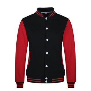 Casual Stand Collar invierno estilo liso teñido hombres 100% lana Varsity chaqueta calidad superior diferentes tamaños - Product Image 5