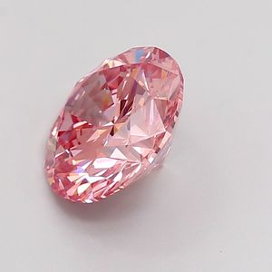 Diamante Cultivado en Laboratorio Certificado por IGI, Corte Redondo, 1 Quilate Piedra Preciosa Rosa Intenso de Claridad VS1 Excelente para Joyería - Product Image 3