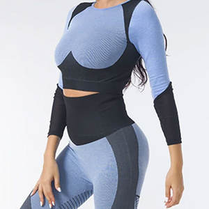 Leggings informales de Yoga de Invierno para mujer Sublimación completa con patrón sólido Logotipo personalizado al por mayor - Product Image 2