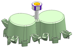 Accessoire de test médical, personnalisation de moules d'<span class=keywords><strong>injection</strong></span>, développement de moules haute précision résistant à l'usure, certifié ISO9001, 10+ - Product Image 6