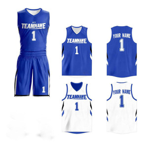 Ensemble de maillot et short de basket-ball pour hommes, respirant, léger, à séchage rapide, vêtements de sport athlétiques pour l'entraînement et la pratique en équipe - Product Image 1