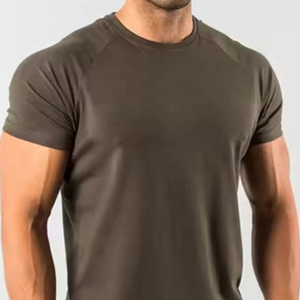 T-shirt de fitness haute performance coupe ajustée pour homme Meilleur prix Évacuation de l'humidité de haute qualité pour les entraînements intenses en salle de sport - Product Image 2